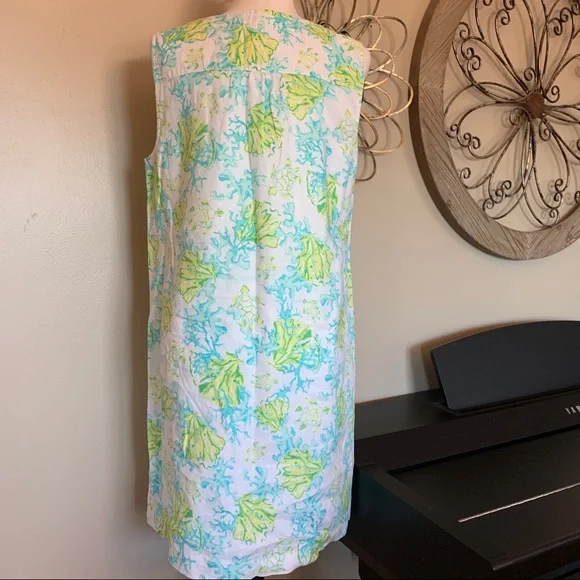 J. JILL Size Medium Summer Linen Dress with Pockets - Picture 5 of 7